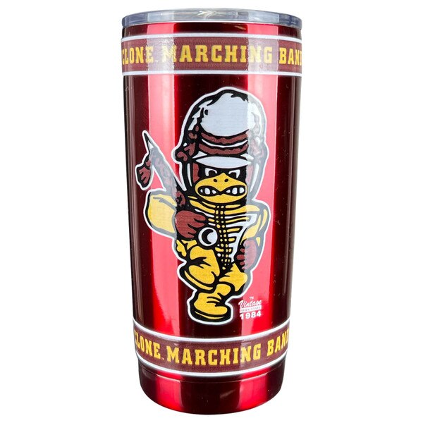 Vintage Marching Band Cy Cardinal 20 oz Travel Tumbler